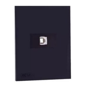 TOMA TELEFONO AMER.SENC.4 HILOS SPAZIO NEGRO MATE - CILES - PT144375NM