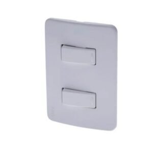 INTERRUPTOR DOBLE 10A/127V ULTRA NATURAL BLANCO - CILES - PT144121-SB