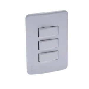 INTERRUPTOR TRIPLE 10A/127V ULTRA NATURAL BLANCO - CILES - PT144122-SB