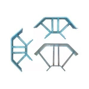 CURVA BANDEJA PLANA INTERIOR/EXTERIOR LAMINA GALVANIZADA 40X8