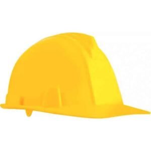 CASCO BUNKER AMARILLO CON RACHET