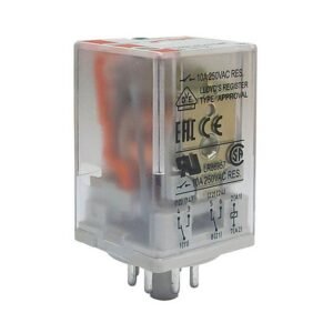 RELEVO 8 PINES 2CONT 24VDC