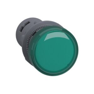 Luz piloto redonda verde 22mm - con LED integrado - 24 V - SCHNEIDER XA2EVB3LC