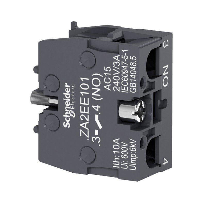 Bloque de contacto simple para cabeza 22mm - 1 NA - SCHNEIDER ZA2EE101