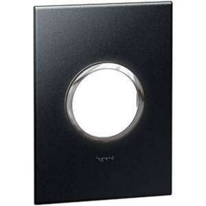 PLACA ARTEOR 4X2 REDONDO 1V GRAFITO - LEGRAND GRL-IND 575632