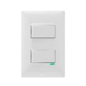 INTERRUPTOR FUTURA DOBLE BL- LEGRAND 686512