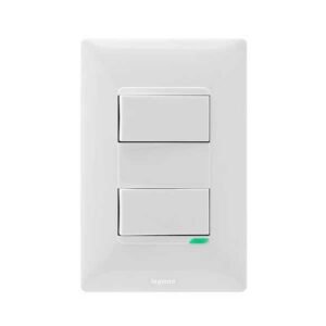 INTERRUPTOR FUTURA CONMUTABLE DOBLE BL- LEGRAND 686522