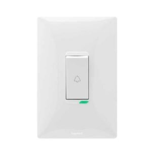 PULSADOR FUTURA TIMBRE SENCILLO BL- LEGRAND 686540