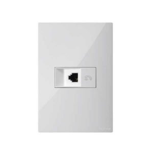 TOMA CLICKME TELFONICA RJ11 4H SENCILLA BL- LEGRAND 687650