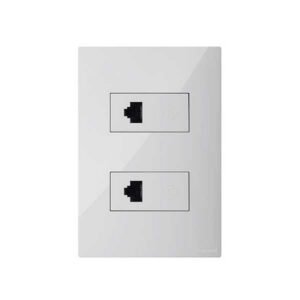 TOMA CLICKME RJ45 C6 DOBLE BL- LEGRAND 687659