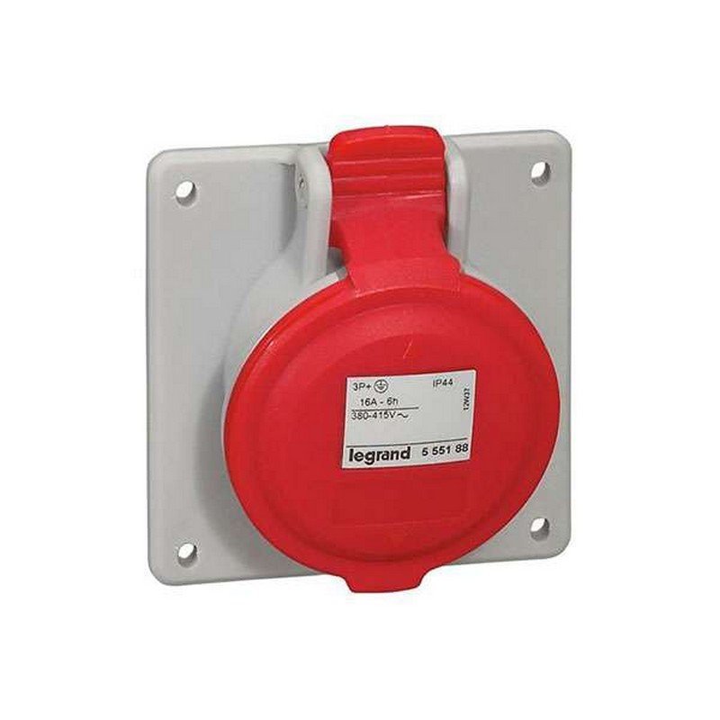 TOMA IP44-415V 16A TABLERO 3P+N+T - LEGRAND 555189