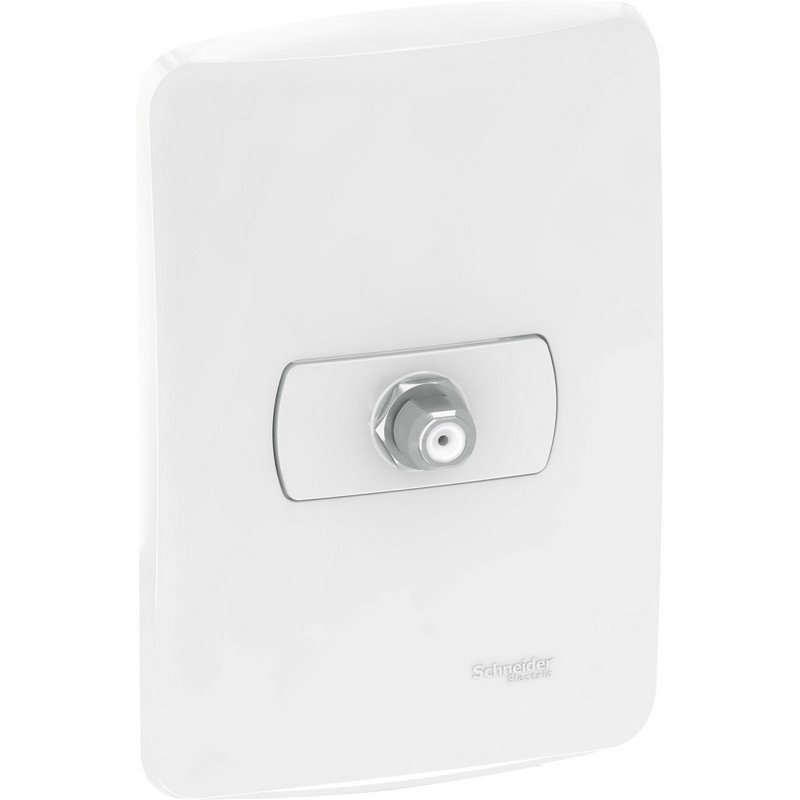 TOMA MILUZ COAXIAL RG59 15 AMPERIOS 250 VOLTIOS - SCHNEIDER S3B14680