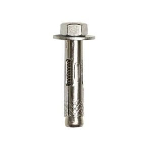 CHAZO METALICO EXPANSIVO TORNILLO +TUERCA 1/2 x 2''