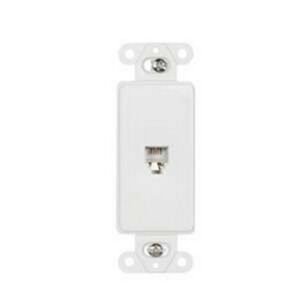 TOMA DECORATOR TELFONICA RJ11 SENCILLA COOPER EATON - COOPER-EATON 3560-4W