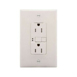 TOMA GFCI COOP 15A 125V C.TAPA BLANCA - COOPER-EATON TRSGFS15W-M-L