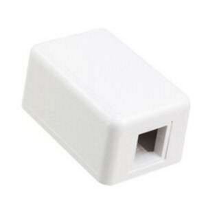 CAJA DE SOBREPONER SL PARA JACK DE 1 POSICION CATEGORIA 6 - 6A - 7A COMMSCOPE - AMP-COMMSCOPE 1-1116697-3