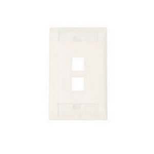 FACE PLATE SL DE 2 POSICIONES CATEGORIA 6-6A-7A COMMSCOPE - COMMSCOPE 2111009-1