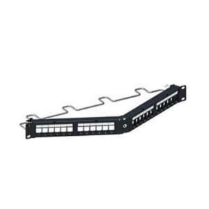 HERRAJE SL STP BLINDADO CATEGORIA 6A-7A DE 24 PUERTOS 1UR ANGULADO (SIN JACKS) COMMSCOPE - COMMSCOPE 760237048