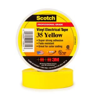 CINTA 35 PROF VINILO 20m AMARILLO- 3M 80610833966